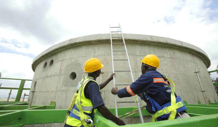 Africa’s first grid-connected biogas plant under construction in Kenya