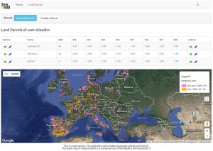 Figure 4. SEEMLA Web application user interface (http://www.seemla.eu/wa/)