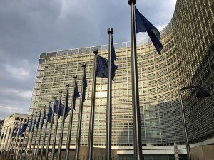 The EU Parliament in Brussels, Belgium.