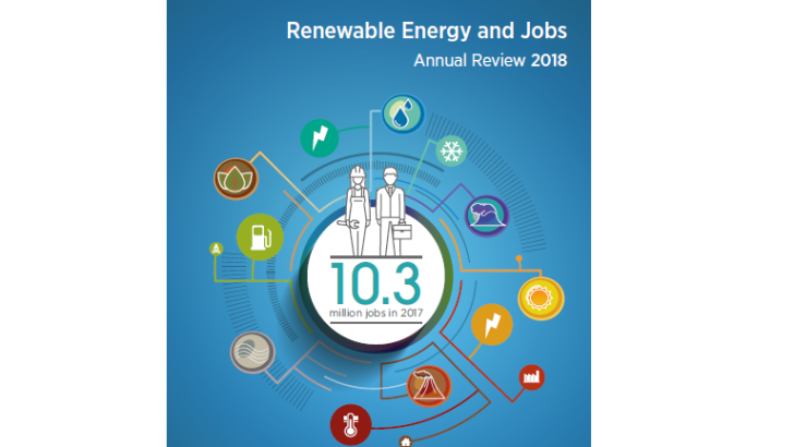 IRENA Renewable Energy Jobs Review 2018: Bioenergy 2nd Largest Source of RE Jobs Globally